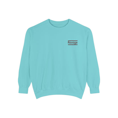 RAVAGE Minimal Logo Sweatshirt — Casual Branded Crewneck