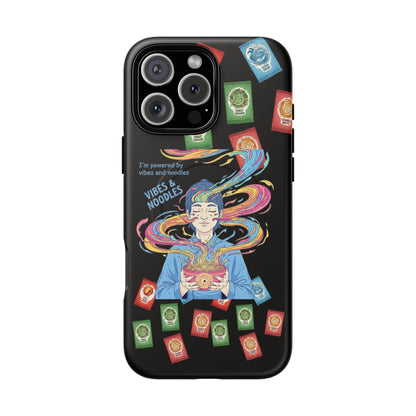 Noodle Lover Phone Case: Vibrant Cute Foodie Magnetic Anime Style