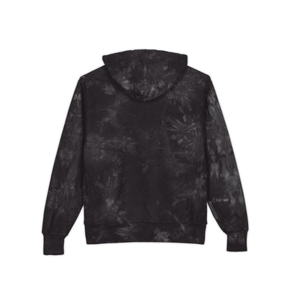RAVAGE MODE Tie-Dye Embroidered Hoodie – Blue Lip Design