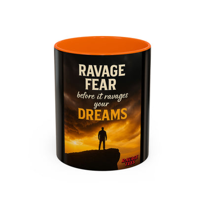 Inspirational Coffee Mug | Ravage Fear Before It Ravages Your Dreams | Motivational Gift | Black Accent Coffee Cup | Office Decor, [...]