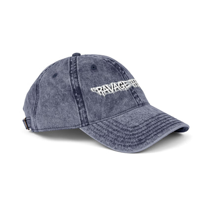 Vintage Embroidered Cap - "RAVAGE THE VIBE"
