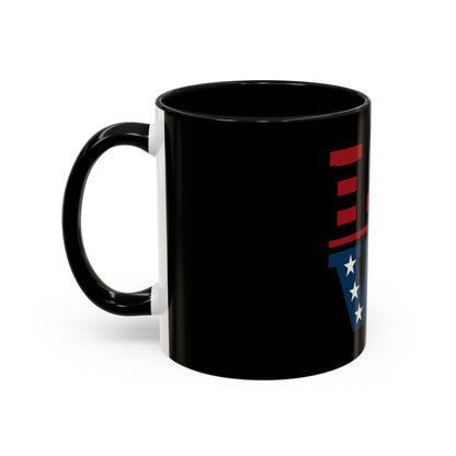 Patriotic Love Coffee Mug | 11 & 15oz Ceramic Cup | Perfect for Independence Day, Valentine's Day, and Everyday Use