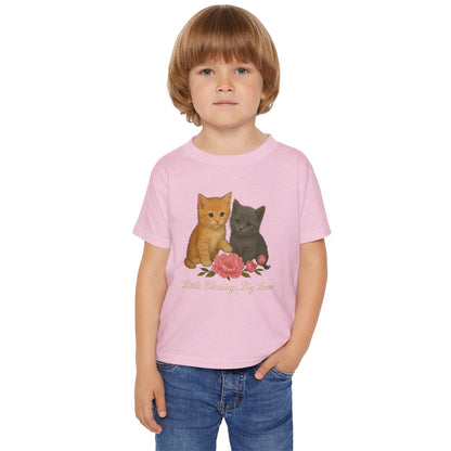 Cute Kittens with Rose "Little Blessings, Big Love"