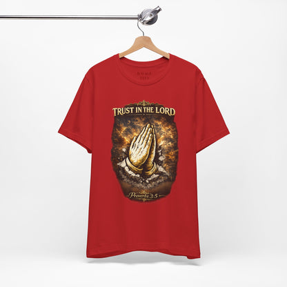 Trust in the Lord Praying Hands Tee (Proverbs 3:5)