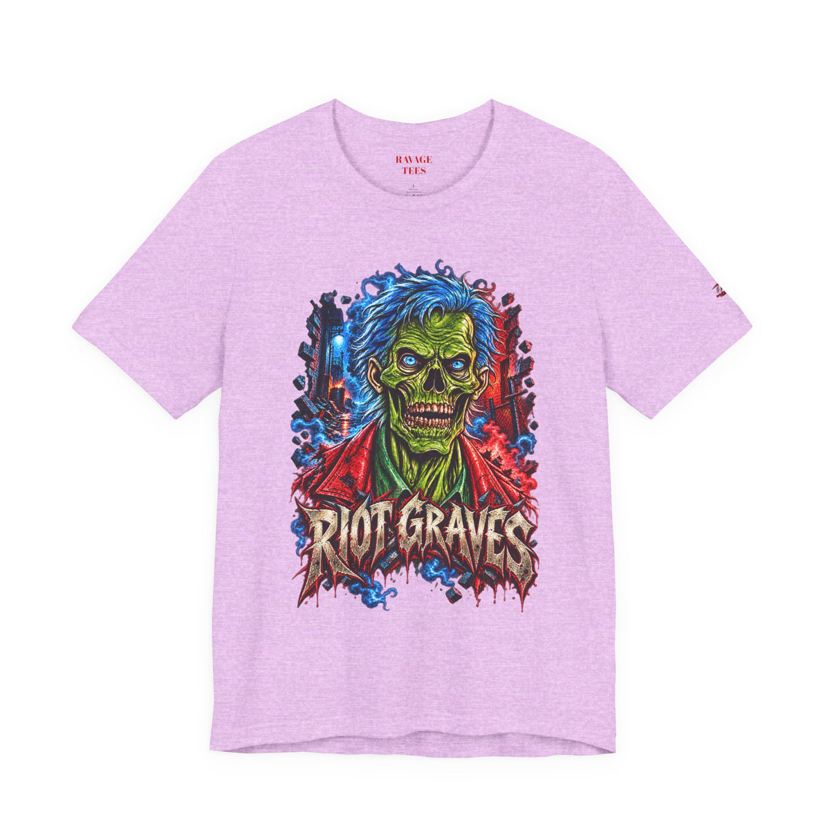 Riot Graves Skull Graphic Tee