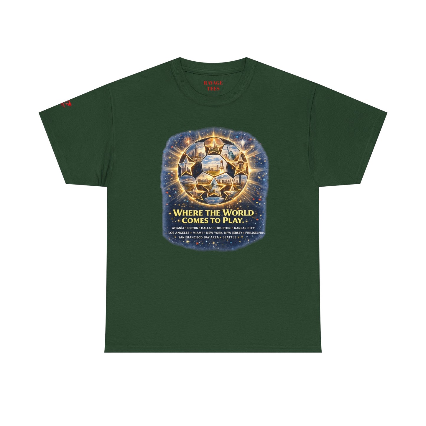 World Cup 2022 T-Shirt — "Where the World Comes to Play"