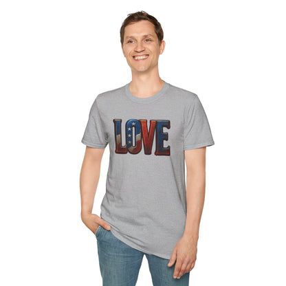 Soft Unisex Freedom & Love Graphic Tee | Gift & Daily Wea