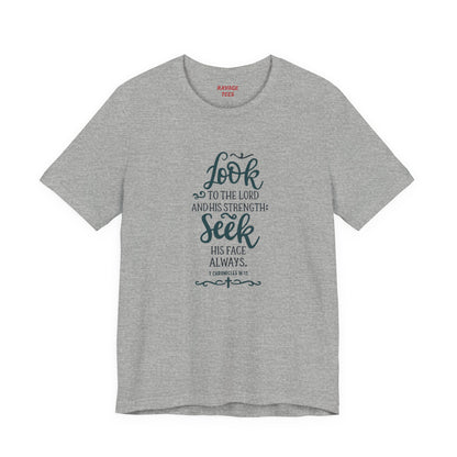 Seek His Guidance Tee: Inspirational Faith Quote Unisex T-Shirt