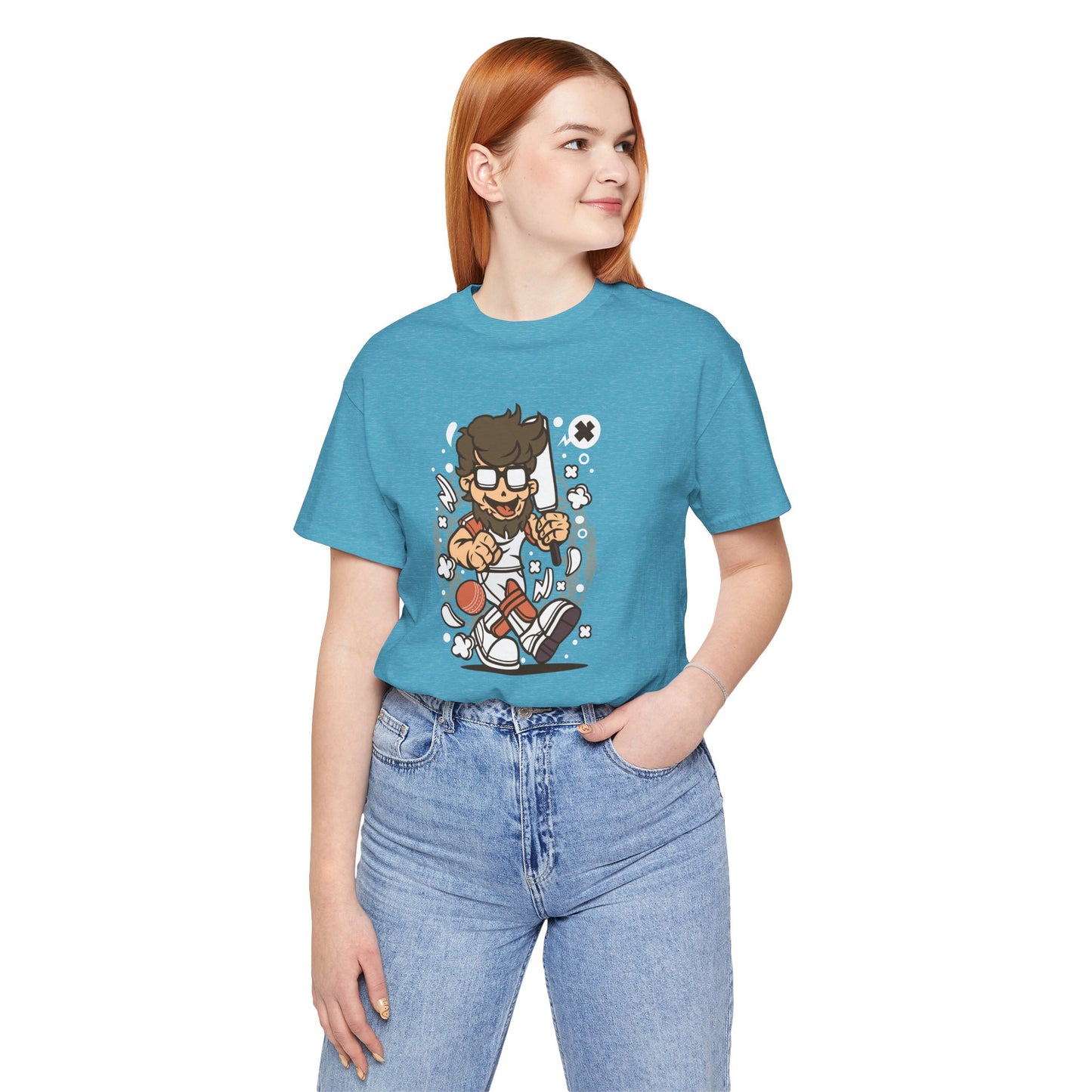 Retro Gamer Cartoon Character Tee