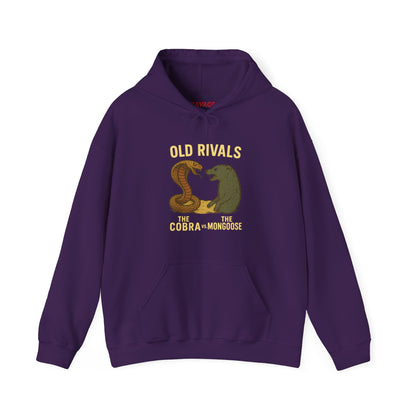 Old Rivals Graphic Hoodie, Unisex Heavy Blend™ Sweatshirt, Cozy Style, Best Gift for Friends, Casual Wear, Perfect for Fall and Winter