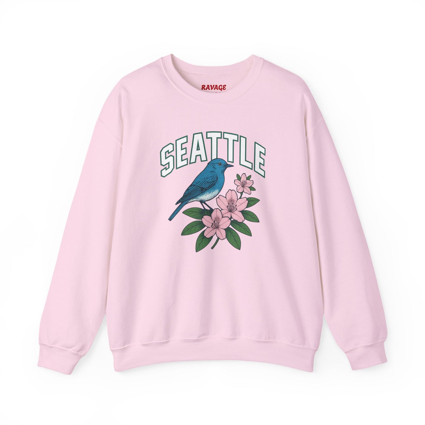 RAVAGE Seattle Vibe Unisex Crewneck Sweatshirt-Cozy Street wear