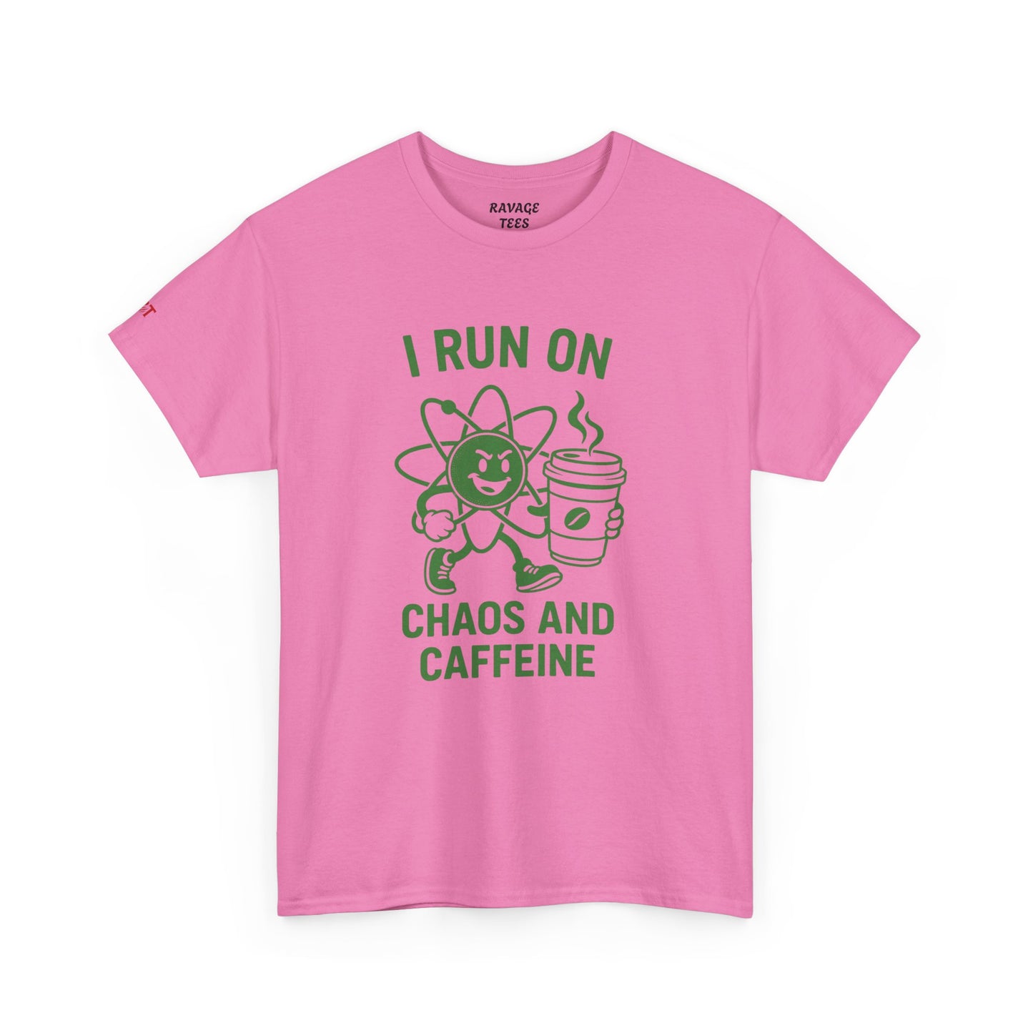 Caffeine Chaos Tee - Fun Unisex Shirt for Coffee Lovers