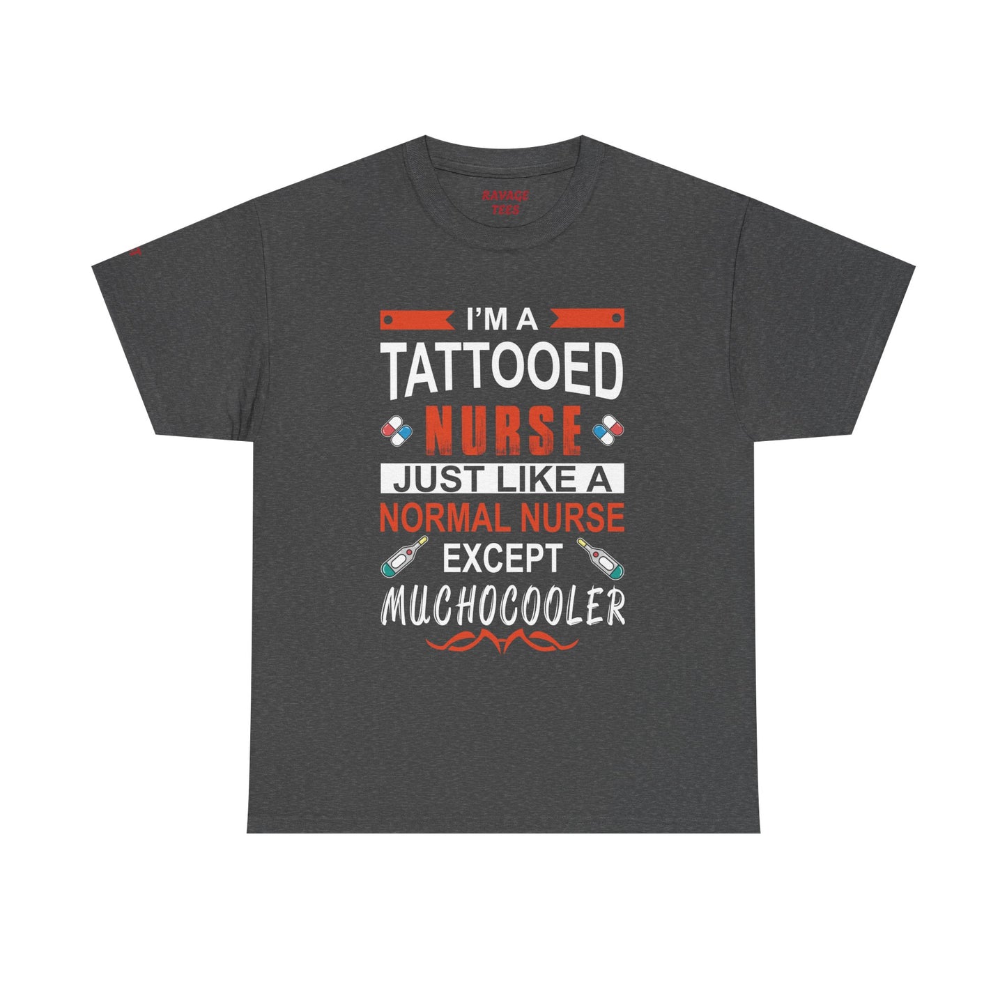 Tattooed Nurse Tee - Unisex Cotton Shirt for Nurse Appreciation, Medical Humor Tee, Fun [...]