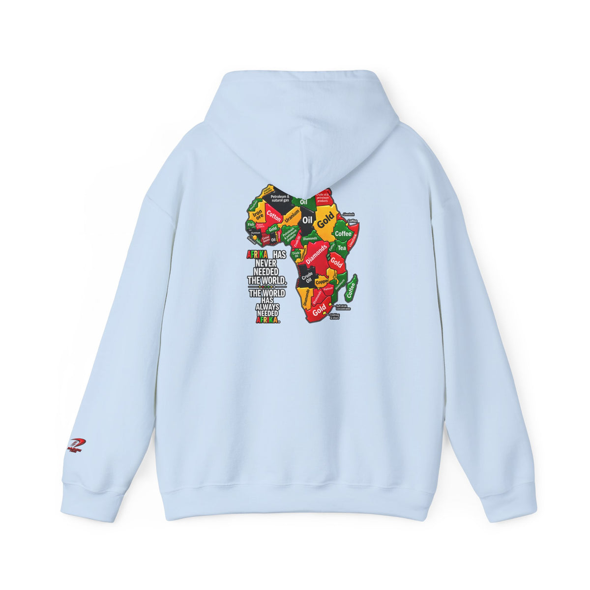 Afrika Map Hoodie – African Pride Pullover Sweatshirt
