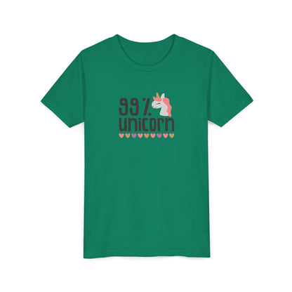 99% Unicorn Youth Tee - Fun & Whimsical Shirt for Kids