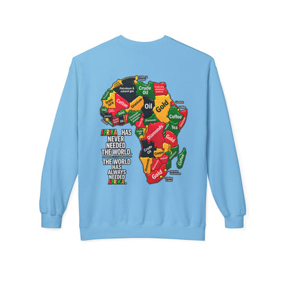 Afrika Map Sweatshirt – Africa Pride Crewneck