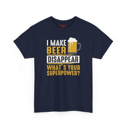 Unisex Beer Superpower Tee | Funny T-Shirt for Beer Lovers