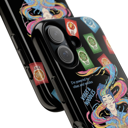 Noodle Lover Phone Case: Vibrant Cute Foodie Magnetic Anime Style