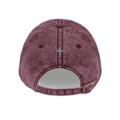 WALK BY FAITH NOT BY SIGHT--Vintage Faith Cap - Embroidered Hat