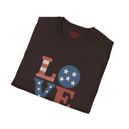 Soft Unisex Freedom & Love Graphic Tee | Gift & Daily Wear