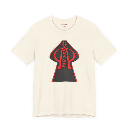 RAVAGE Black & Red Arrowhead Tee