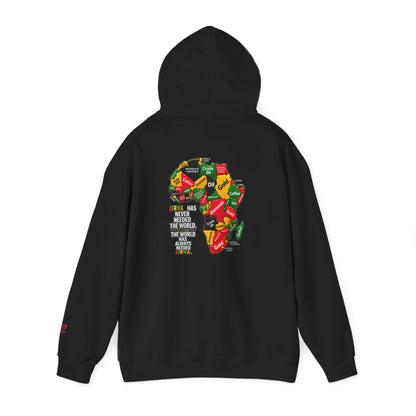 Afrika Map Hoodie – African Pride Pullover Sweatshirt