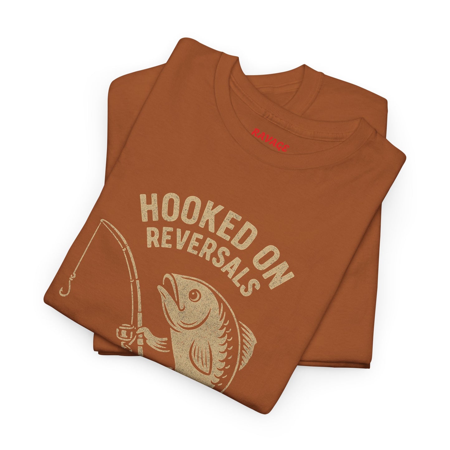 Hooked on Reversals Fishing Tee - Unisex Cotton T-Shirt for Fishing Lovers, Great for Outdoors, Gift for Dad, Summer Apparel, Casual Wear