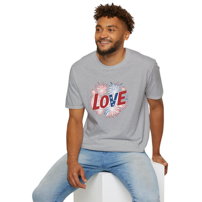Soft Unisex Freedom & Love Graphic Tee | Gift & Daily Wear