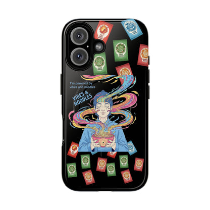 Noodle Lover Phone Case: Vibrant Cute Foodie Magnetic Anime Style