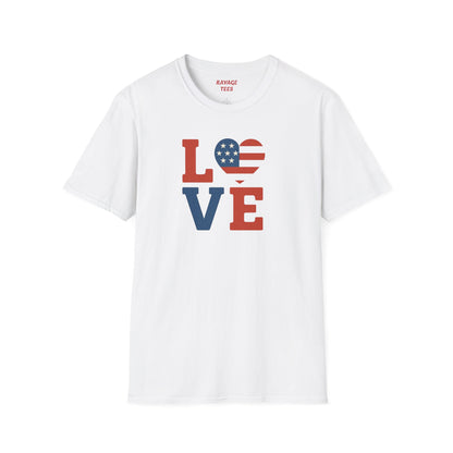 Soft Unisex Freedom & Love Graphic Tee | Gift & Daily Wear