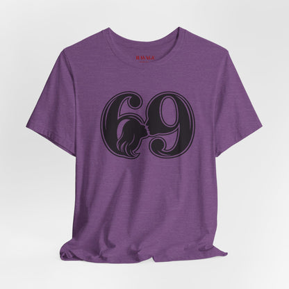 69 Retro Swirl Number Tee