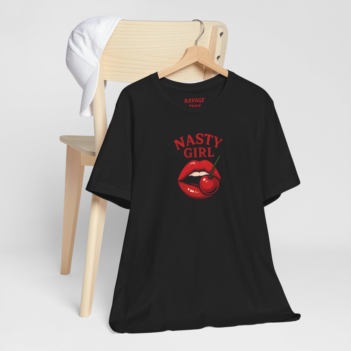 "Nasty Girl" Grunge Graphic Tee | Unisex Soft Jersey T-Shirt