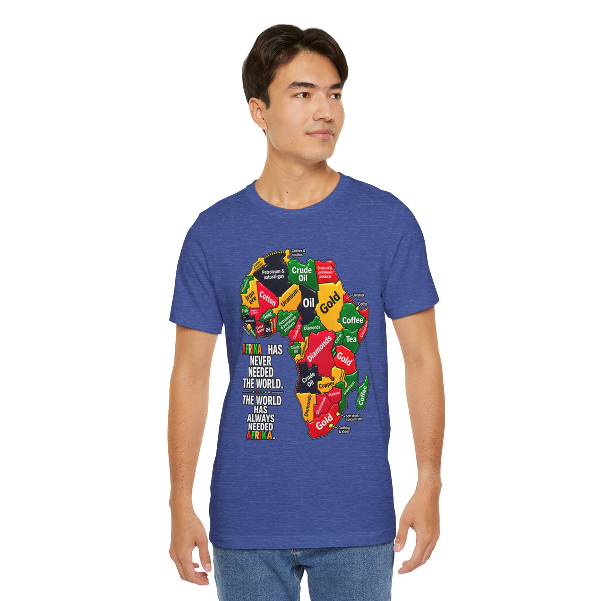 Africa Map “Africa Has Never Needed the World” Graphic Tee