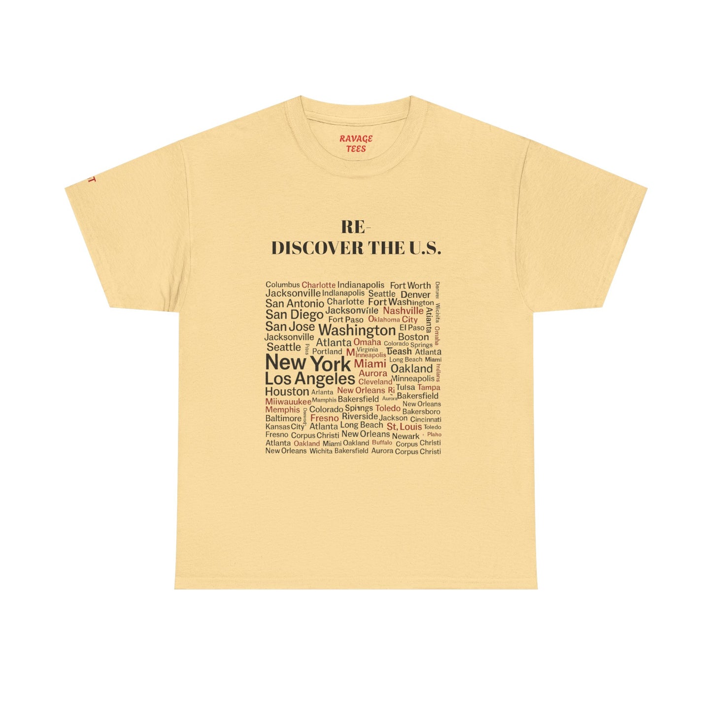 Re-Discover the U.S. Travel T-Shirt, Adventure Tee, USA Discovery Shirt