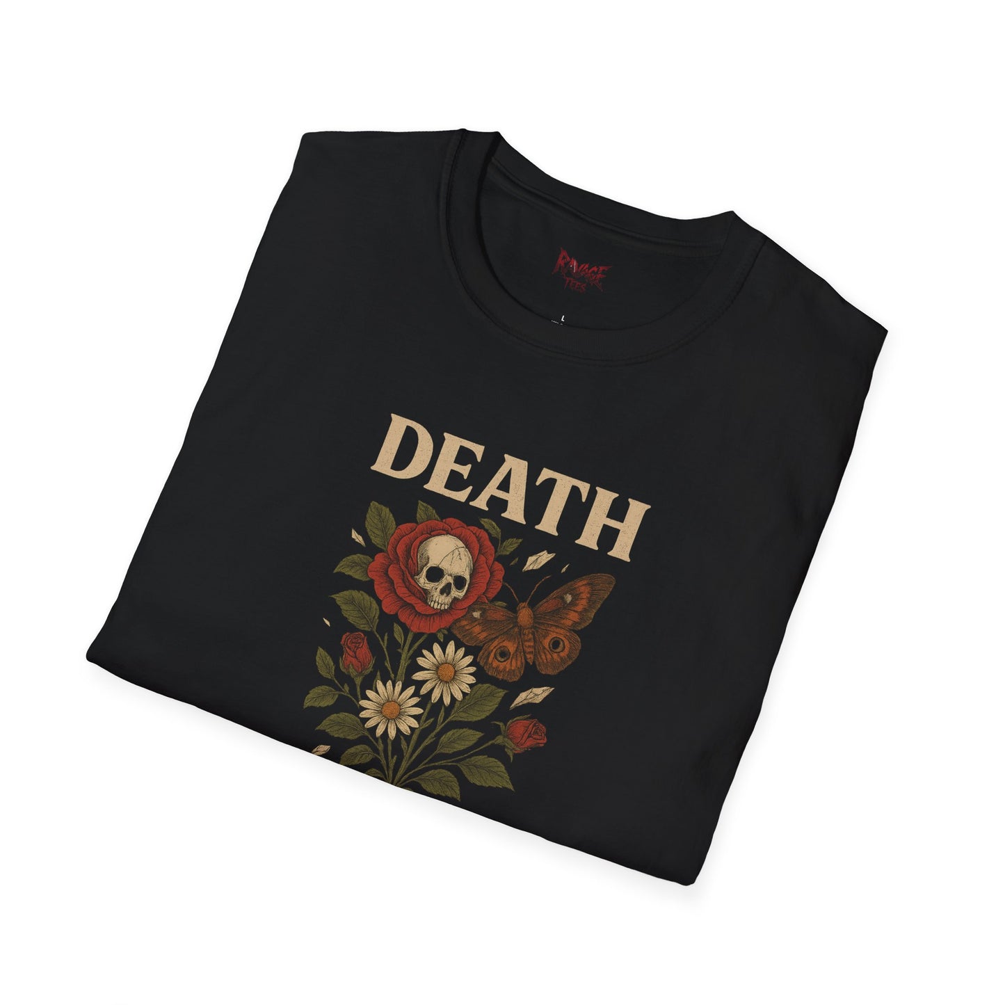 "Death In Bloom" Graphic Unisex T-Shirt | Eco-Friendly Tee