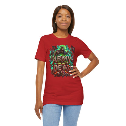 Army of the Dead Graphic T-Shirt – Neon Zombie Horror Tee