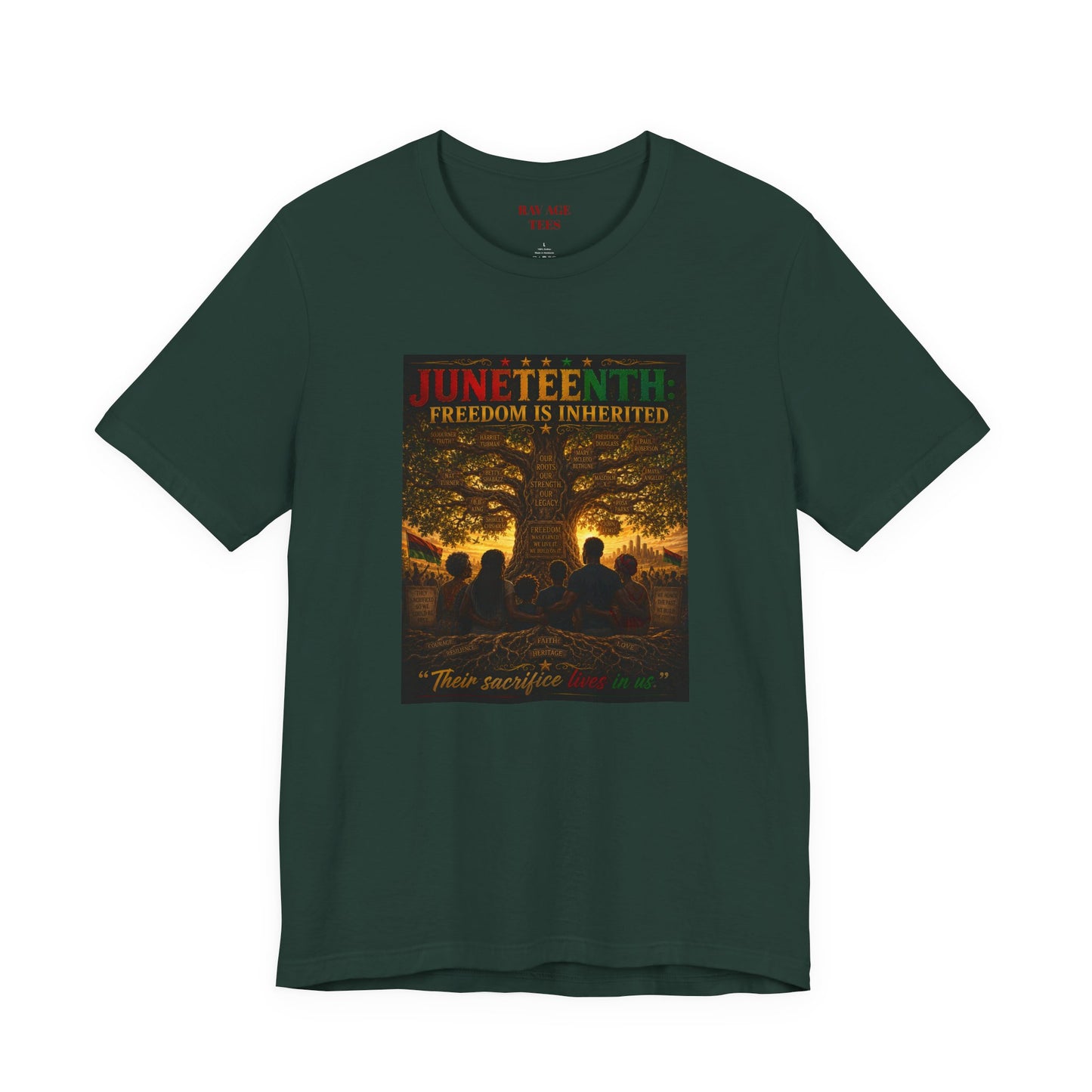 Juneteenth "Freedom Is Inherited" Tee