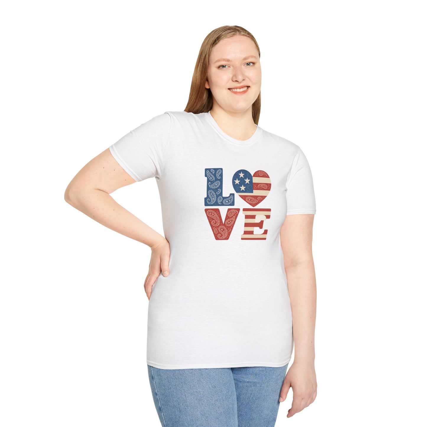 Soft Unisex Freedom & Love Graphic Tee | Gift & Daily Wear