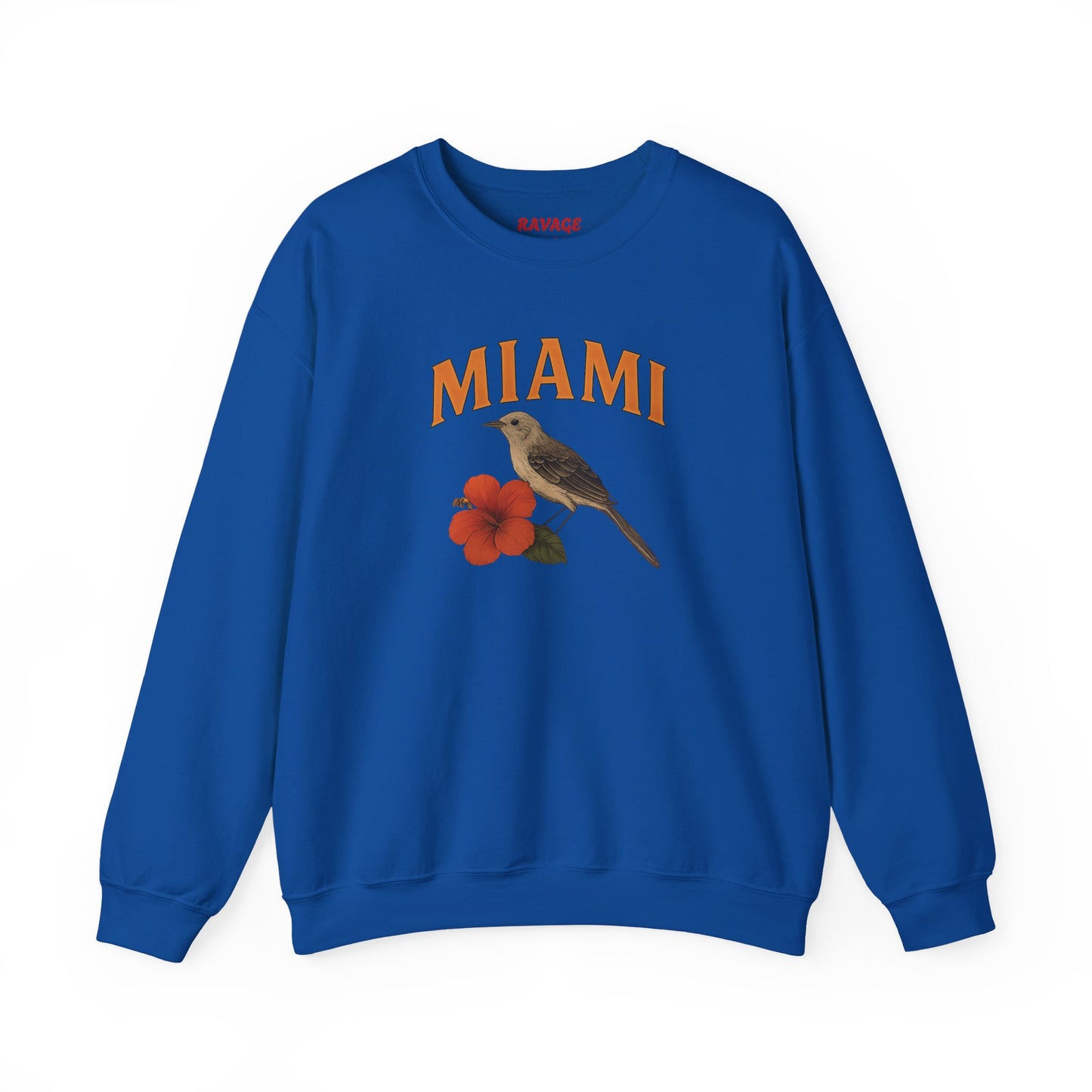 RAVAGE Miami's City Vibe Unisex Crewneck Sweatshirt-Cozy Street Gear