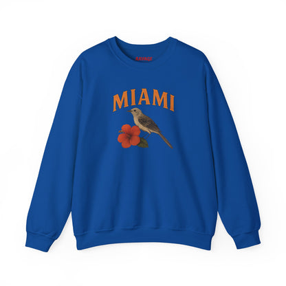 RAVAGE Miami's City Vibe Unisex Crewneck Sweatshirt-Cozy Street Gear