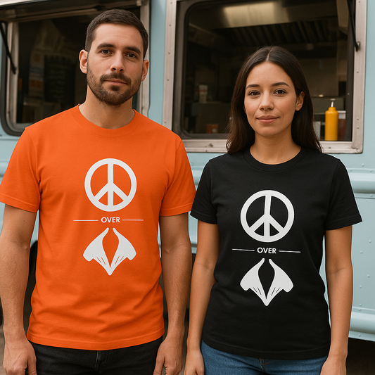 Peace Sign Unisex Jersey Tee, Casual Wear, Gift for Friends, Summer Fashion, Festival Outfit, Eco-Friendly Apparel