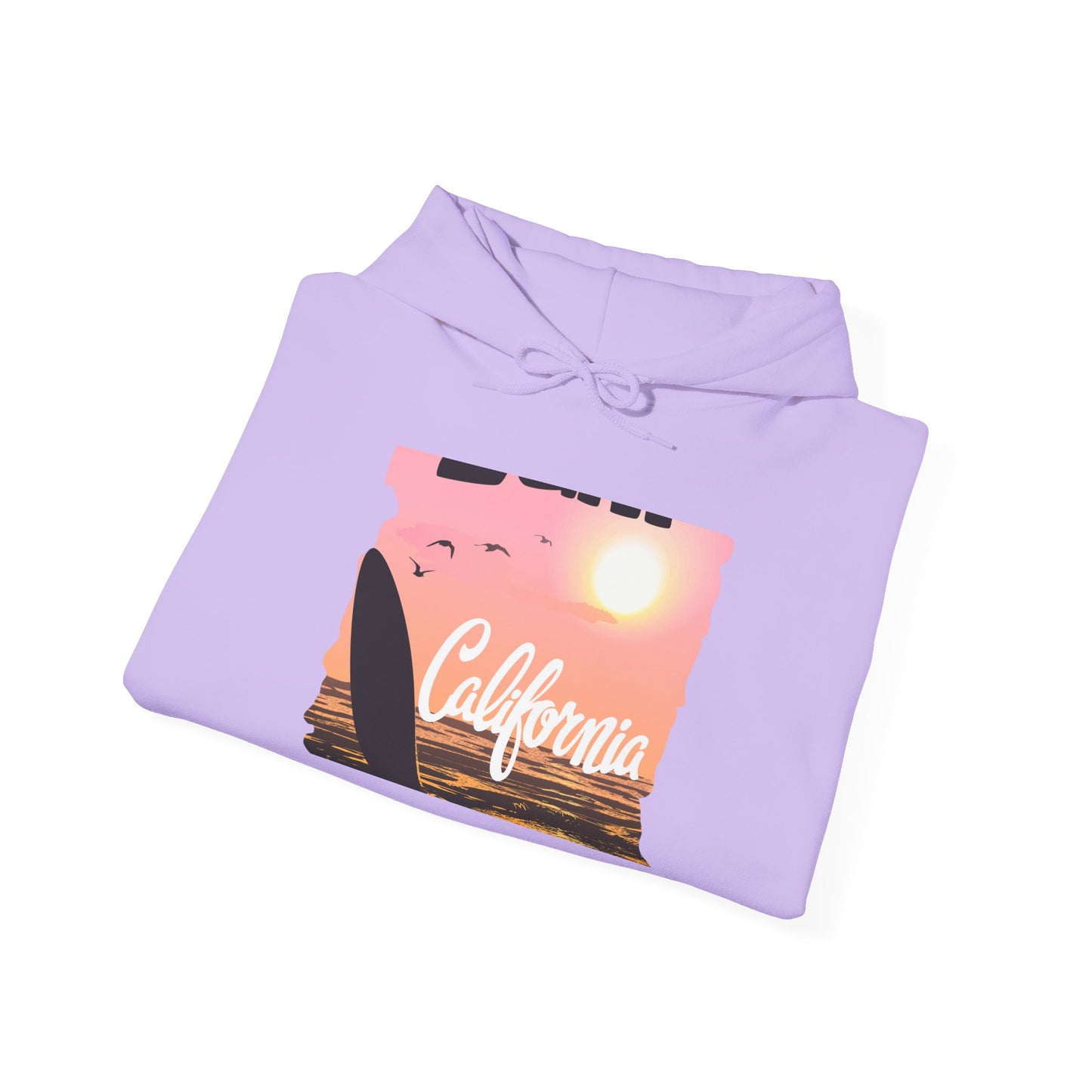 California Sunset Hoodie, Surfing Sweatshirt, Summer Vibes Apparel