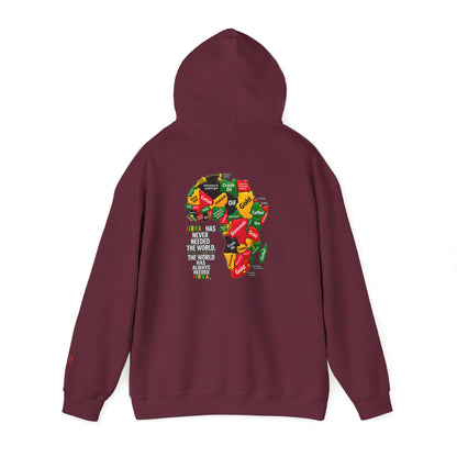 Afrika Map Hoodie – African Pride Pullover Sweatshirt