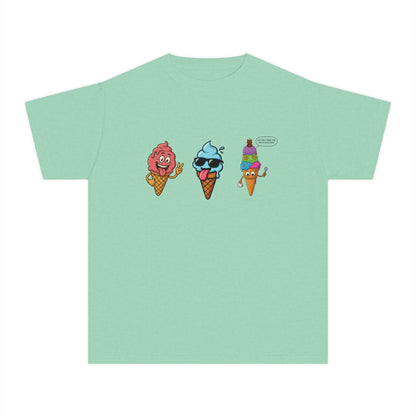 Cool Ice Cream Youth Tee: Fun Midweight Summer T-Shir