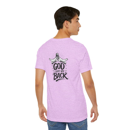 Faith Graphic Tee — 'God Got My Back' Christian T-Shirt