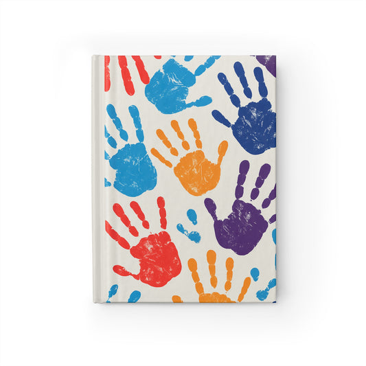 Colorful Handprint Journal for Kids, FUN,, Creative Memory Keeper