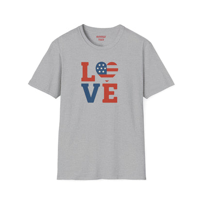 Soft Unisex Freedom & Love Graphic Tee | Gift & Daily Wear
