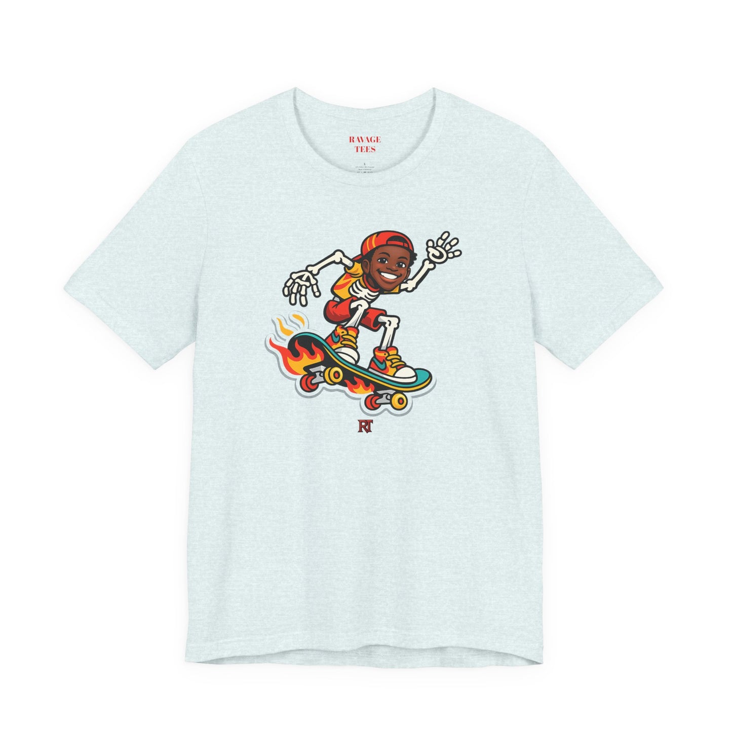 Skateboard Skeleton Tee