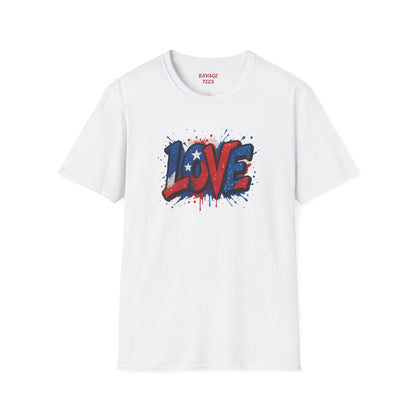 Soft Unisex Freedom & Love Graphic Tee | Gift & Daily Wear