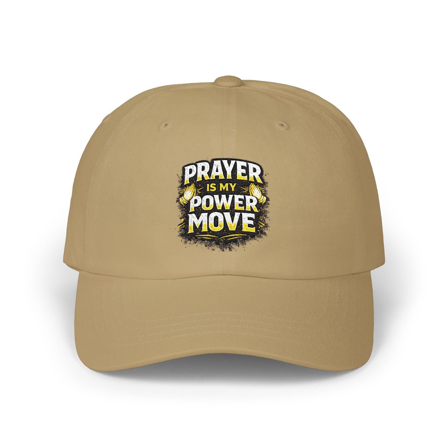 Prayer Is My Power Move Dad Cap — Christian Baseball Hat